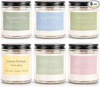 PELN Scented Candles for Women, Spring Summer 6 Pack Soy Wax Aromatherapy by PELN