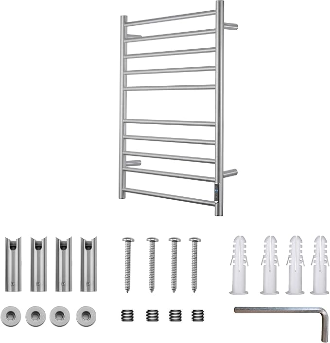 Heated Towel Racks for Bathroom, Wall Mounted Electric Towel Warmer Racks - Image 7