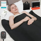 Infrared Sauna Blanket for Home: Skin-Friendly PVC Leather Large Portable by Unknown