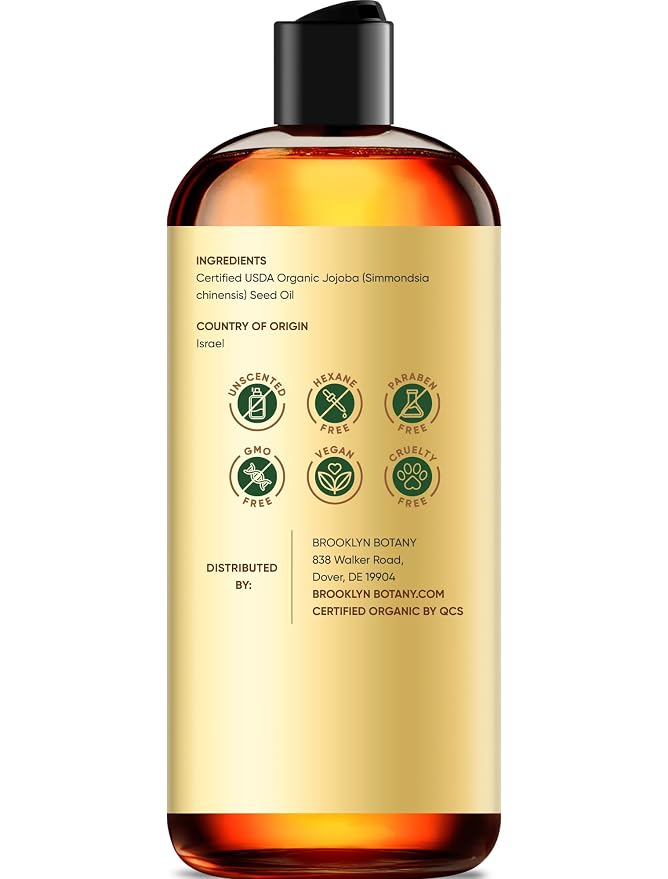 Brooklyn Botany Cold-Pressed Organic Jojoba Oil | - Image 3