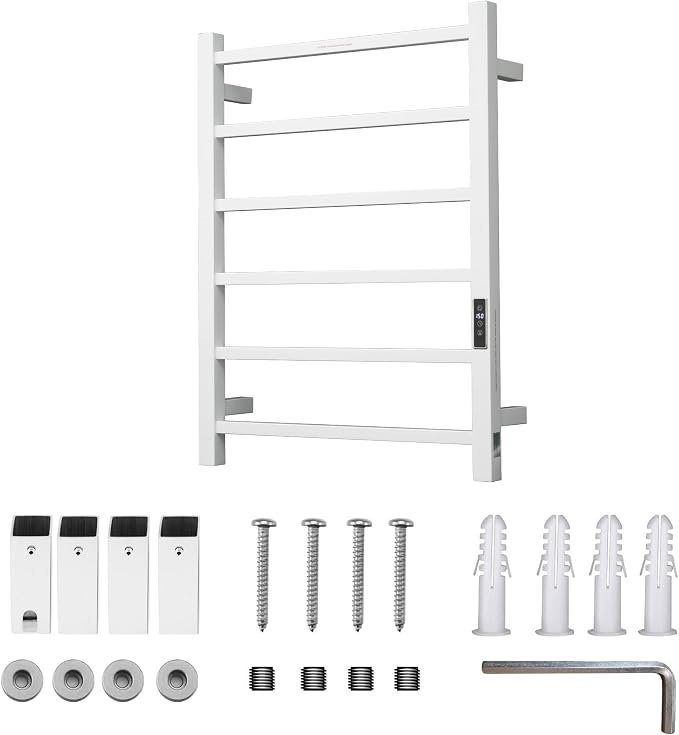 Heated Towel Racks for Bathroom, Wall Mounted Electric Towel Warmer Racks - Image 6