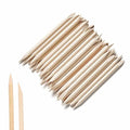 Nail Art Orange Wood Sticks, AMOSTBY 50PCS Multi Functional Cuticle Pusher by AMOSTBY