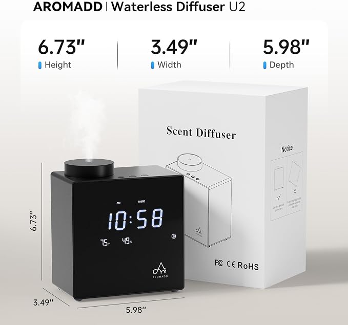 2026 Smart Waterless Diffuser, 2000 Sq.Ft Cold Air Scent Diffuser - Image 9