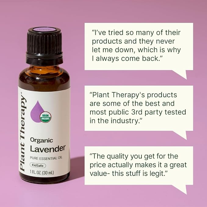 Plant Therapy Organic Lavender Essential Oil 100% Pure, USDA Certified Organic - Image 4