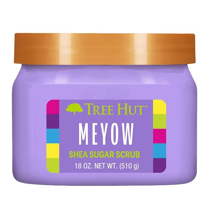 Tree Hut Shea Sugar Scrub Meyow | Exfoliating Body Scrub Removes Dead, Dry Skin by TreeHut