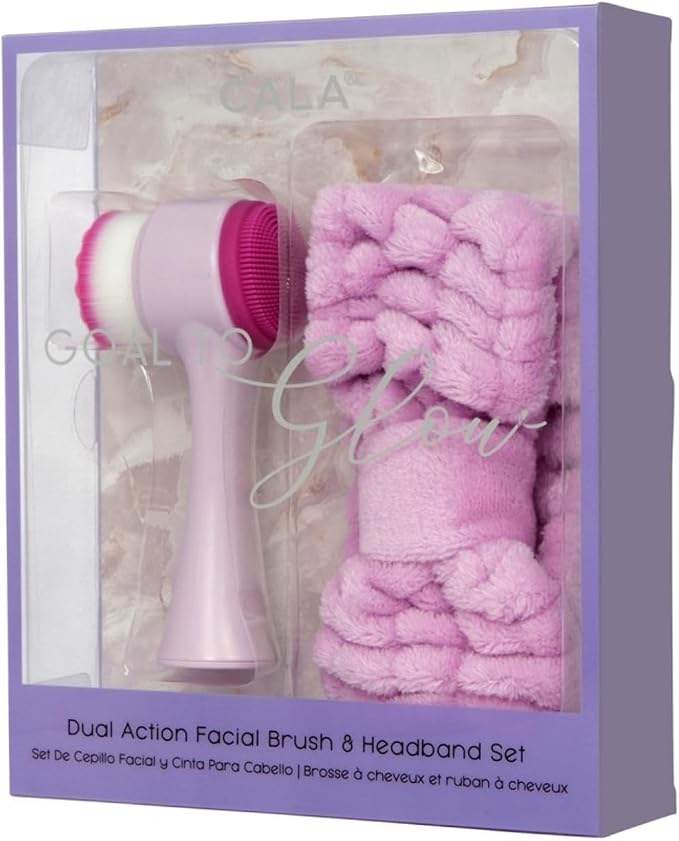 Cala Dual Action Facial Brush & Headband Set - Image 2