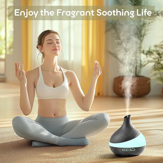 HJTHJT 500ML Essential Oil Diffuser: Aroma Diffuser - Image 2
