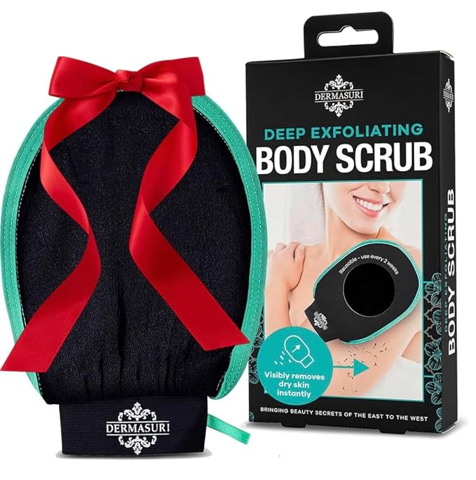 Dermasuri - Deep Exfoliating Glove - Korean Exfoliating Mitt & Body Scrubber - - Image 9
