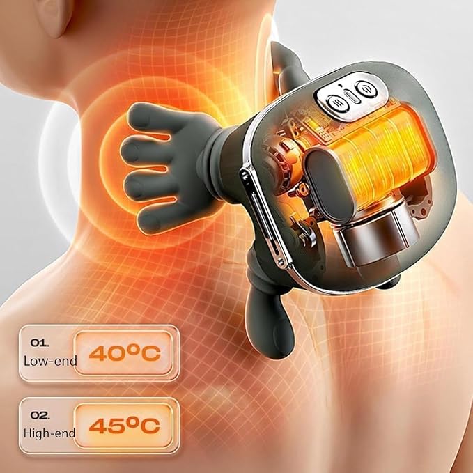 Neck and Back Massager with Fingers & Heat - Image 3