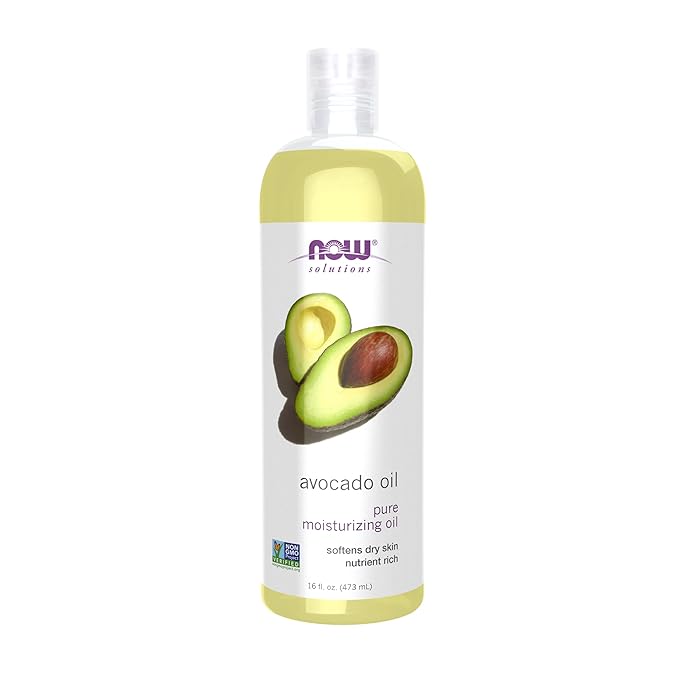 NOW Foods Solutions, Avocado Oil, 100% Pure Moisturizing Oil, Nutrient Rich and by NOW