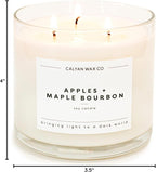 Calyan Wax Co. Apples & Maple Bourbon 3 Wick Scented Candle - Image 10