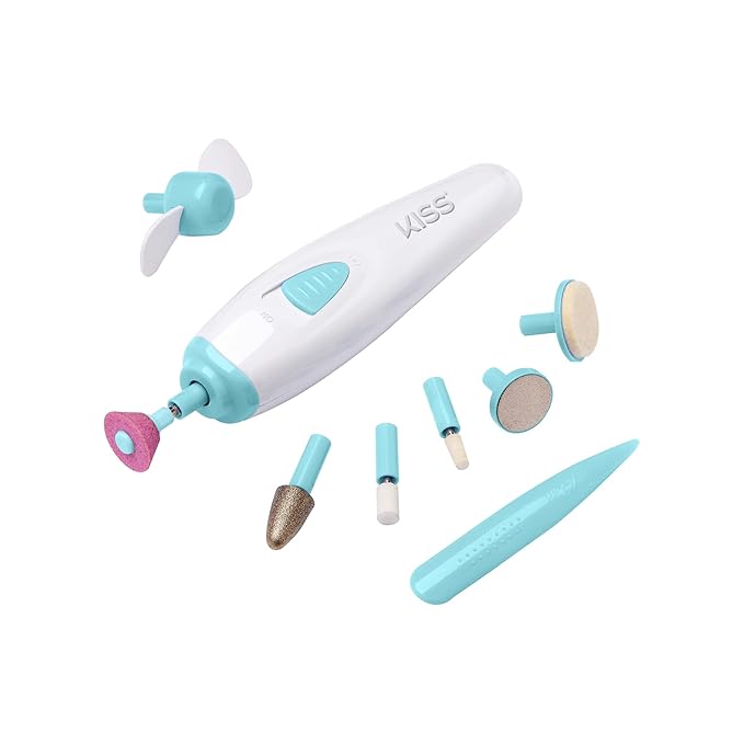 KISS Power File to Go Battery Powered Mani/Pedi Tool Professional Nail Care - Image 2
