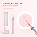 MelodySusie Flame Hexagon Nail Drill Bit, Professional Safety Carbide Under - Image 2