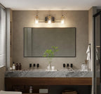 SOLFART Bathroom Light Fixtures 3-Light Vintage Bathroom Vanity Light Over - Image 2