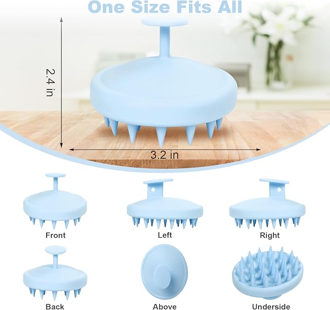 Meartchy Silicone Scalp Massager, Scalp Scrubber - Image 2