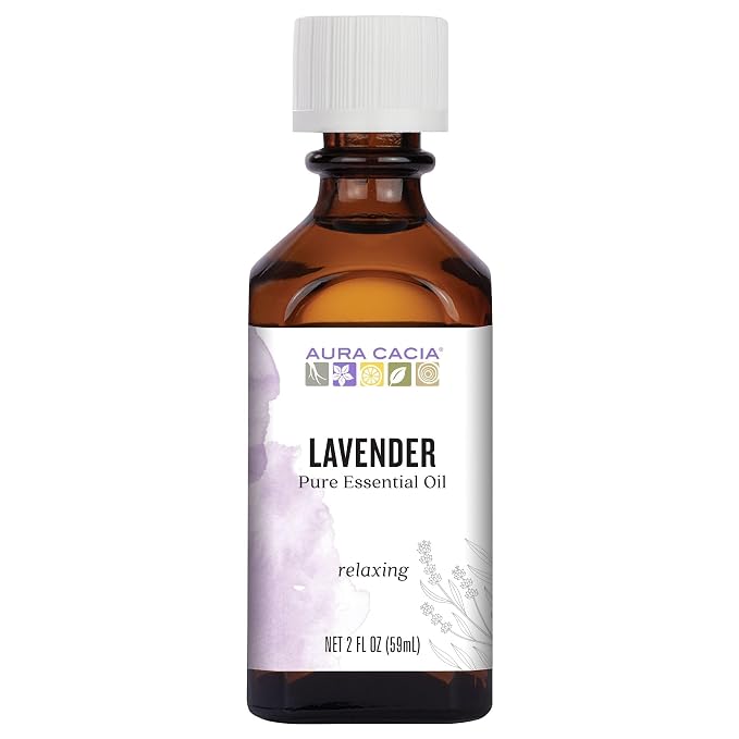Aura Cacia Lavender Essential Oil, 100% Pure Lavandula Angustifolia Oil by AuraCacia