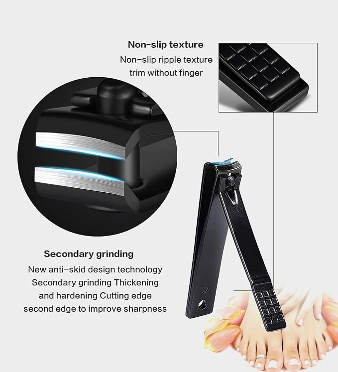 Nail Clippers Sets High Precisio Stainless Steel Nail Cutter Pedicure Kit Nail - Image 3