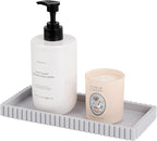 Silicone Bathroom Tray Small Vanity Organizer Rectangle Sink Caddy Sponge by Heagoale