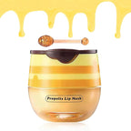 1 Pack Honey Lip Balm Honey Pot, Vitamin E Lip Masks & Moisturizing Propolis by Alisesun