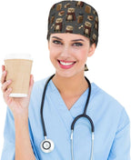 Alligator Ice Cream Working Cap, Scrub Cap - Image 6