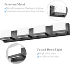 Tipace Dimmable Black LED Vanity Light - Image 5