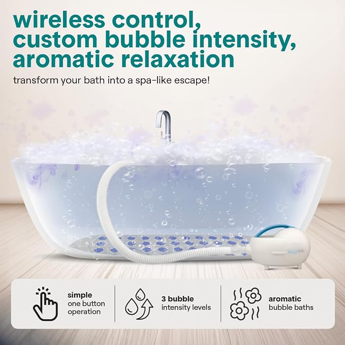 SereneLife Portable Spa Bubble Bath Massager - Image 3