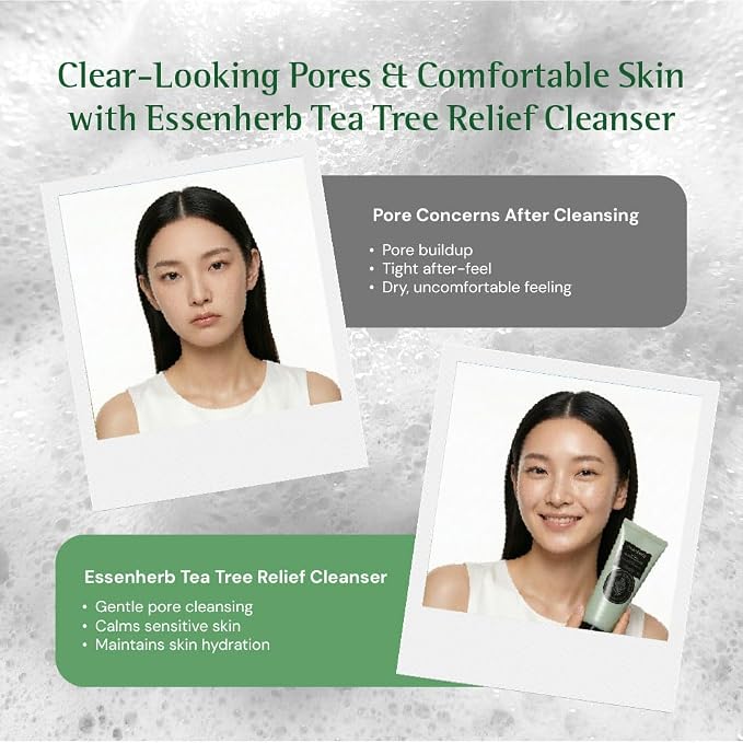 Tea Tree relief Foam Cleanser – Gentle Daily Face Wash - Image 8