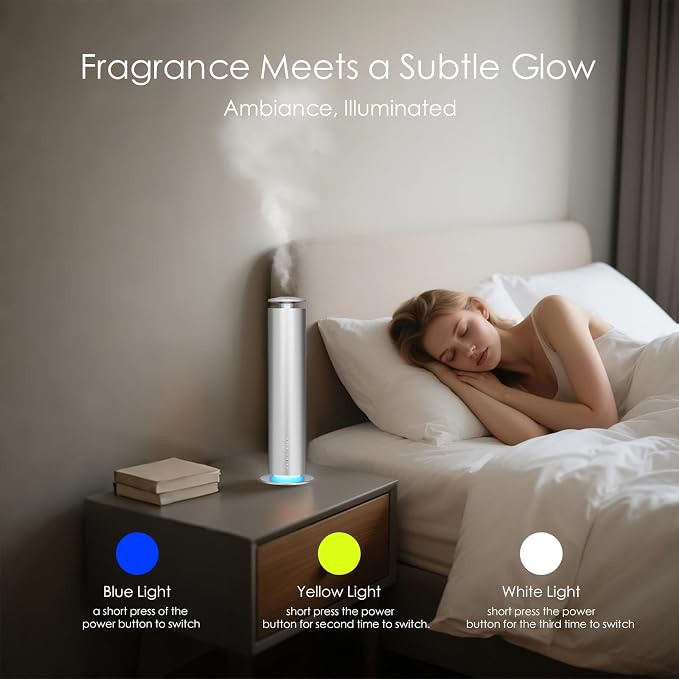 Waterless Essential Oil Diffuser, Long Lasting Aromatherapy Scent Diffuser - Image 2