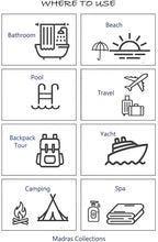 Beach Towel 100% Cotton Turkish Beach Towel Adult 38x70 Inch Pre-washed - Image 3