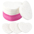 50-Count Facial Sponges Compressed, 100% Natural Cellulose Face Sponge by Mainlyrunmakeupsuppliers