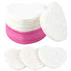 50-Count Facial Sponges Compressed, 100% Natural Cellulose Face Sponge by Mainlyrunmakeupsuppliers