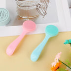 2Pack Silicone Face Brush Manual Face Scrub Brush Soft Facial Brushes - Image 5