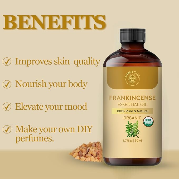 Frankincense Essential Oil | USDA Certified Organic Frankincense Oil | Woody - Image 4