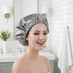 1 Pc Reusable Shower Cap for Women, Hair Cap for Short Hair - Image 2