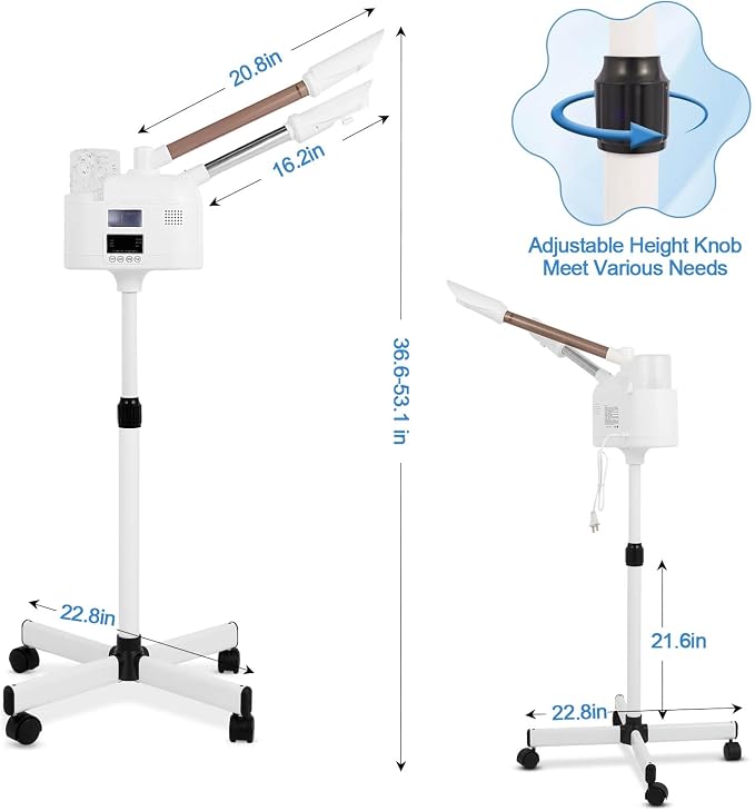 Professional Facial Steamer, 2 in 1 Facial Steamer - Image 2