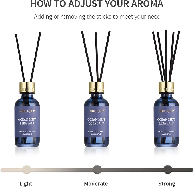 Airkeep Reed Diffuser Set, 3.38 fl oz - Image 2