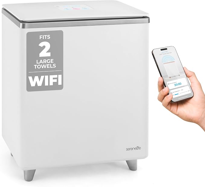 SereneLife WIFI Luxury Rectangle Towel Warmer by SereneLife