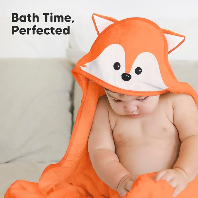KeaBabies Hooded Baby Towel for Newborn - Image 9