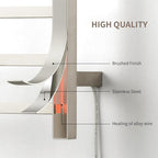 Wall Mounted Towel Warmer Square 10 Bars - Image 5