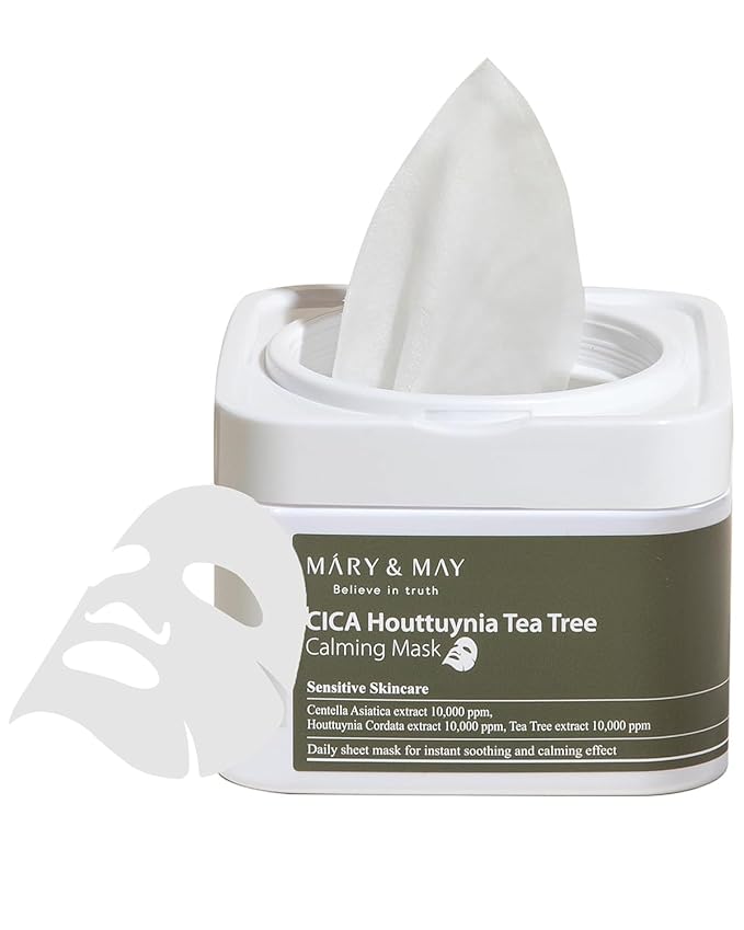 Mary&May CICA Houttuynia Tea Tree Calming Mask by MaryMay