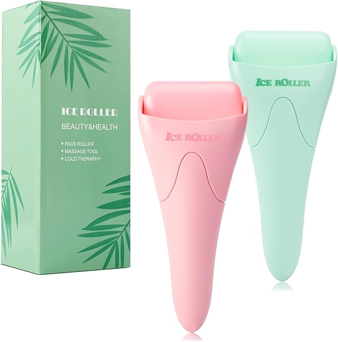 2 Pack Ice Roller for Face and Body Massage, Facial Roller Skin Care Tool for by Wonderwin