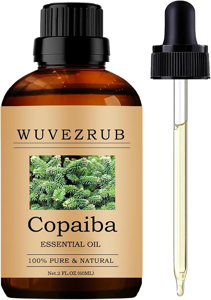 Copaiba Essential Oils, 60ML Pure and Natural Essential Oil by WUVEZRUB