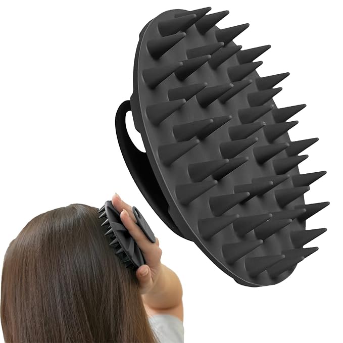 INNERNEED Scalp Care Massager Shampoo Brush, Wet & Dry Manual Head Scrubber by INNERNEED