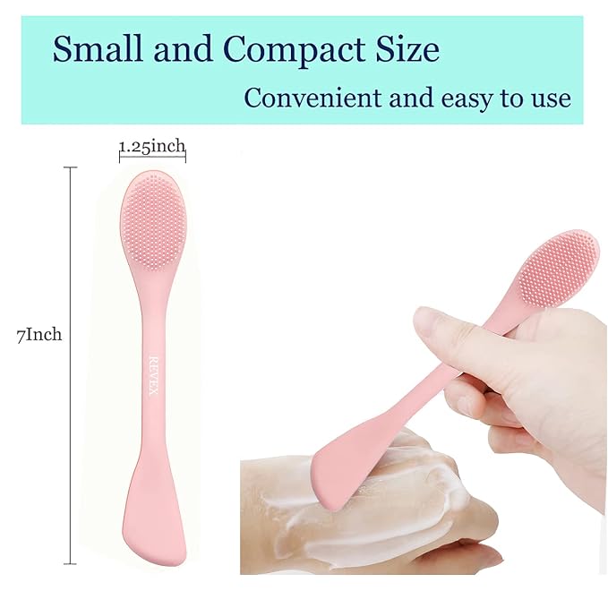 REVEX Silicone Face Mask Applicator, Face Scrubber, Exfoliating Pore Scrubber - Image 5