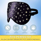 Silk Sleep Eye Mask for Men Women, Comfortable Super Soft Eye Mask - Image 3
