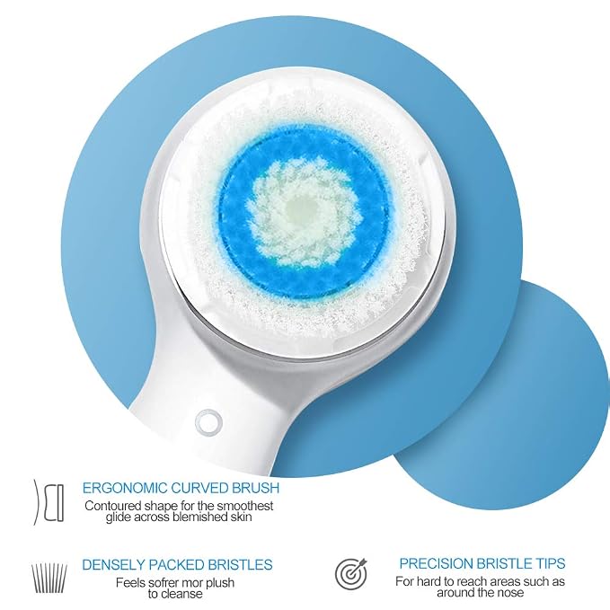 Facial Cleansing Brush Head Replacements Compatible - Image 3
