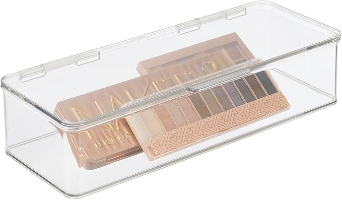 mDesign Makeup Storage Stackable Organizer Box - Image 8