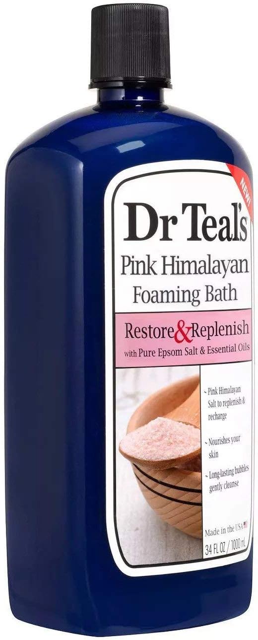 Dr Teal's Pink Himalayan Salt Foam Bath Gift Set - Image 3