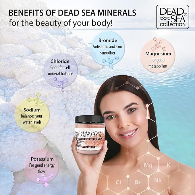 Dead Sea Collection Himalayan Salt Scrub – Exfoliating Body Scrub - Image 4