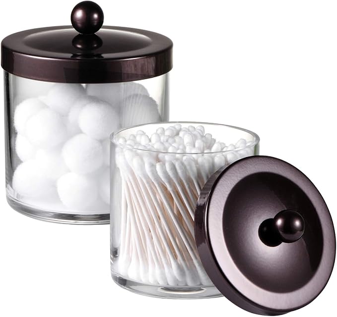 SheeChung 2-Pack Plastic Apothecary Jars - Image 4